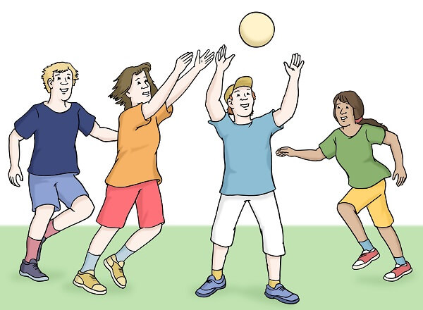 Ball spielen